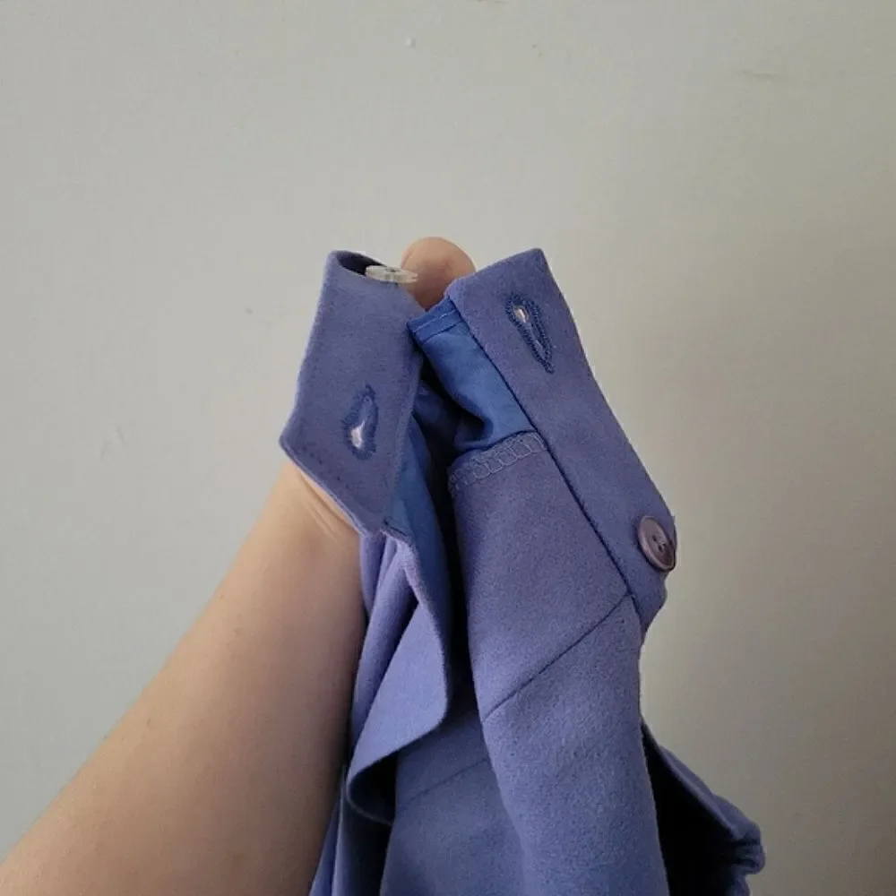 Vintage Pendleton Woollen Mills Pencil Skirt Periwinkle Blue/Purple 6 Wool